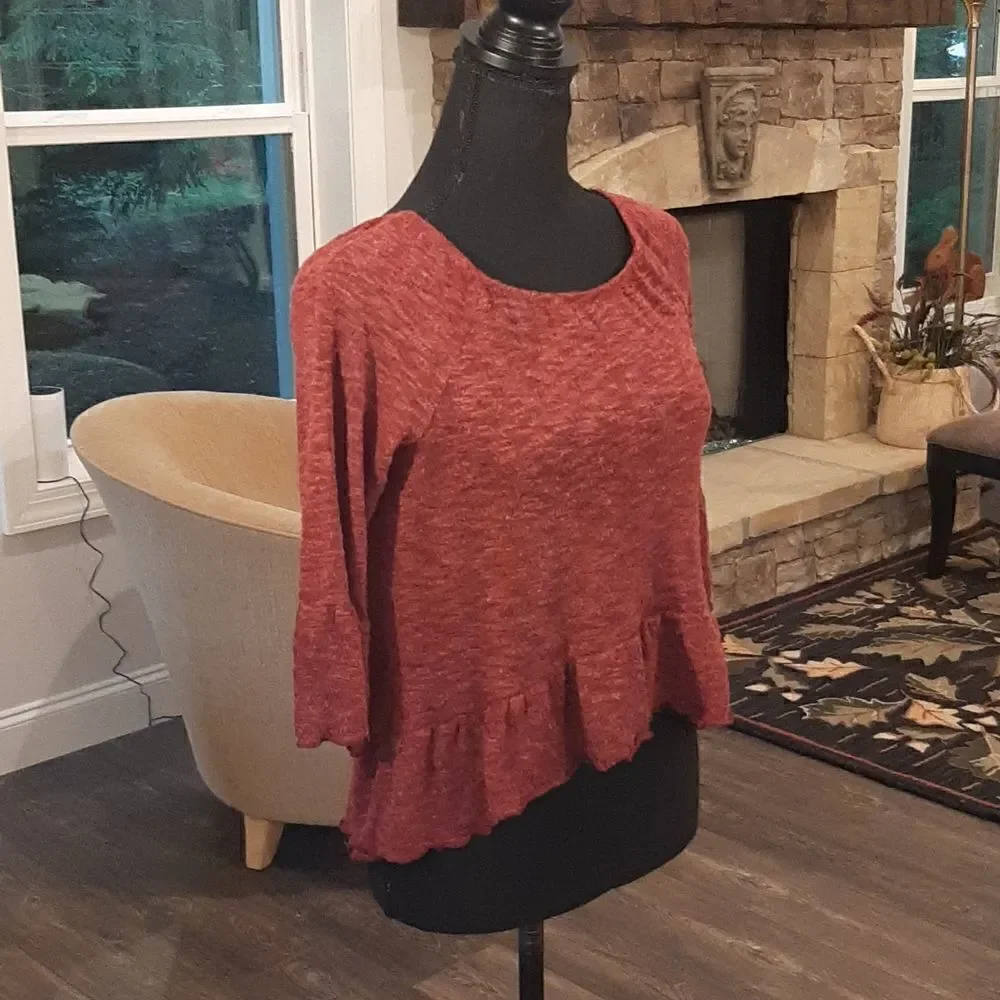 Hot Gal Red Sweater - Picture 2 of 5